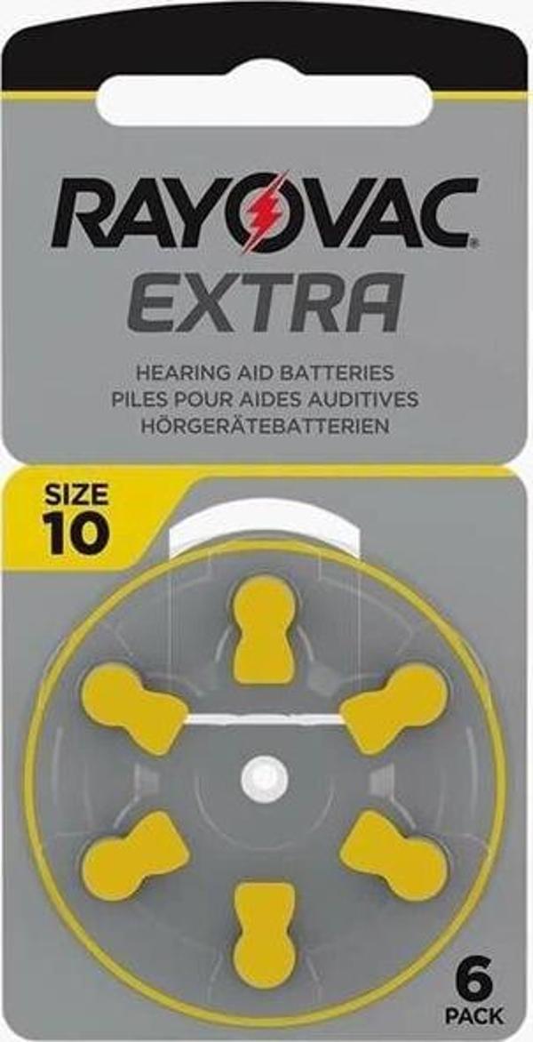 Rayovac 10 Numara Kulaklık Pili (6'lı Paket) - Image 1