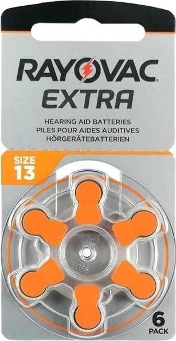 Rayovac 13 Numara Kulaklık Pili 6'lı Paket - Image 1