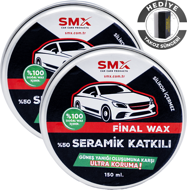 Final Wax 150 mL 2 Adet + Hediye Takoz Cila Süngeri - Image 1