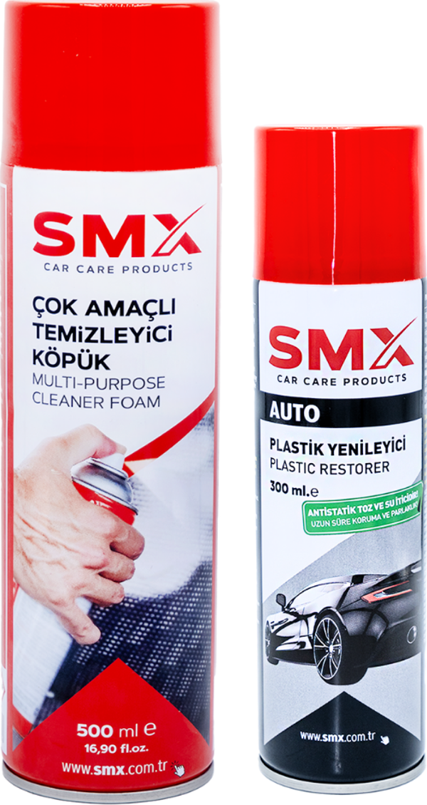 Çok Amaçlı Temizleyici Köpük 500 Ml +  Tampon ve Plastik Yenileyici 300 Ml - Image 1