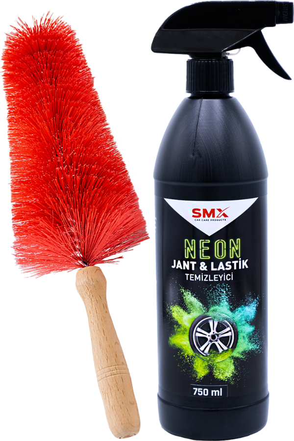 Neon Jant & Lastik Temizleyici 750 ml.+ Jant Temizleme Fırçası - Image 1