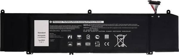 Dell Alienware M15 ALW15M-R1735R ile Uyumlu Notebook Bataryası Pili - Ver.2 - 6 Cell - Image 1