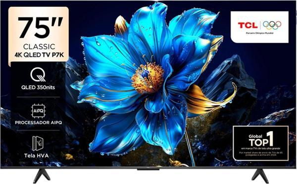 TCL 75P7K 4K UHD 75" QLED GOOGLE TV - Image 1