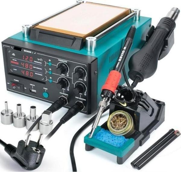 Luxury, 3in1 Ekran Ayırma,Sıcak Hava ve Lehimleme İstasyonu Prolink   P-53 AAAI - Image 1