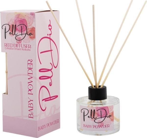 Çubuklu Oda Kokusu Bebek Pudrası – Kalıcı Esans – 120 ml - Image 1