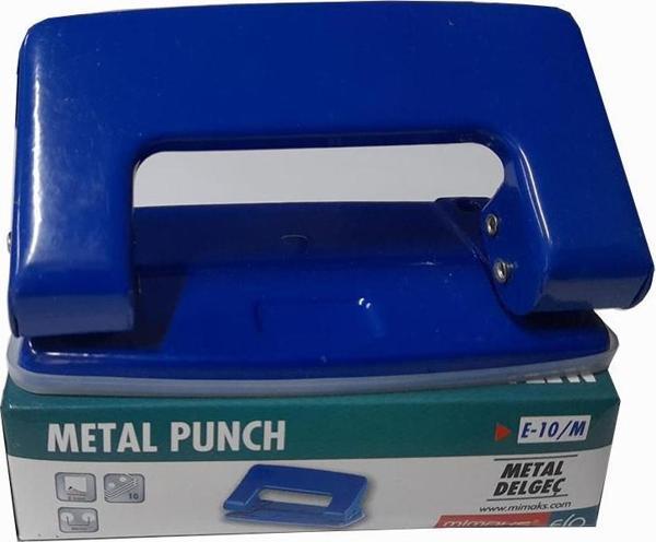 Delgeç Mavi Metal Gövde Delegeç Küçük Boy 1 Adet Ofis Büro Okul 8-10 Sayfa - Image 1