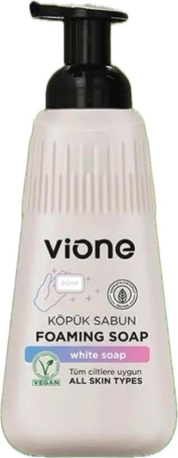 vione Köpük Sabun El ve Yüz İçin Beyaz Sabun 500ML - Image 1