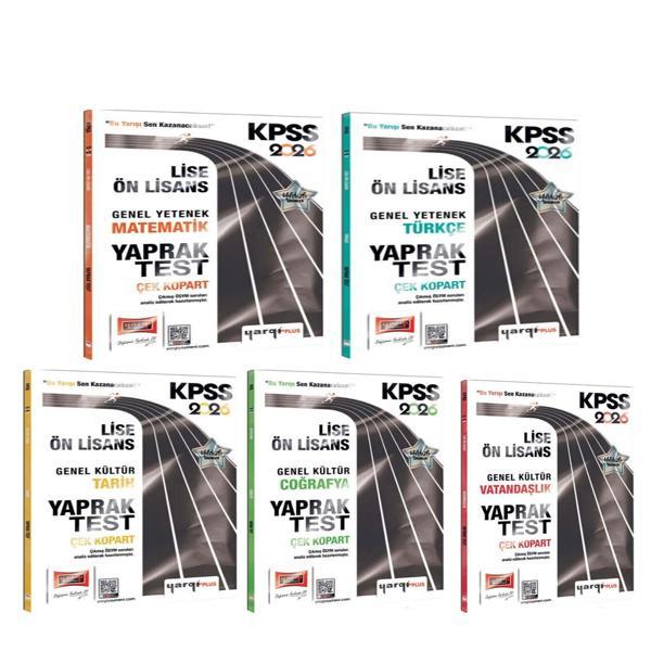 Yargı Yayınları 2026 KPSS Lise Ön Lisans Yaprak Test Seti 5 Kitap - Yargı Yayınları - Image 1