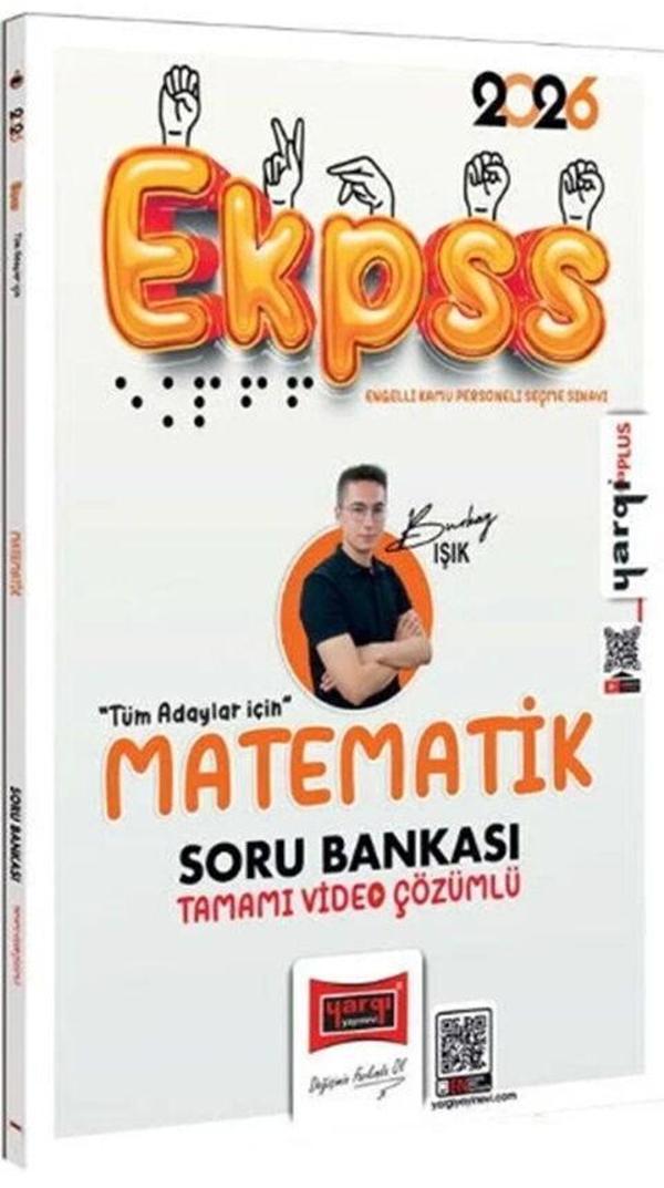 2026 EKPSS Tüm Adaylar İçin Matematik Tamamı Video Çözümlü Soru Bankası Yargı Yayınları - Yargı Yayınları - Image 1