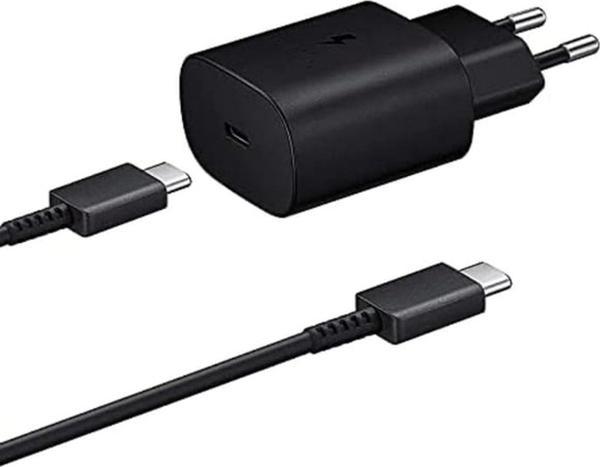 FitPlus FP-TA900 25W Type-C to Type-C Şarj Aleti ve Kablo Set - Siyah - Image 1