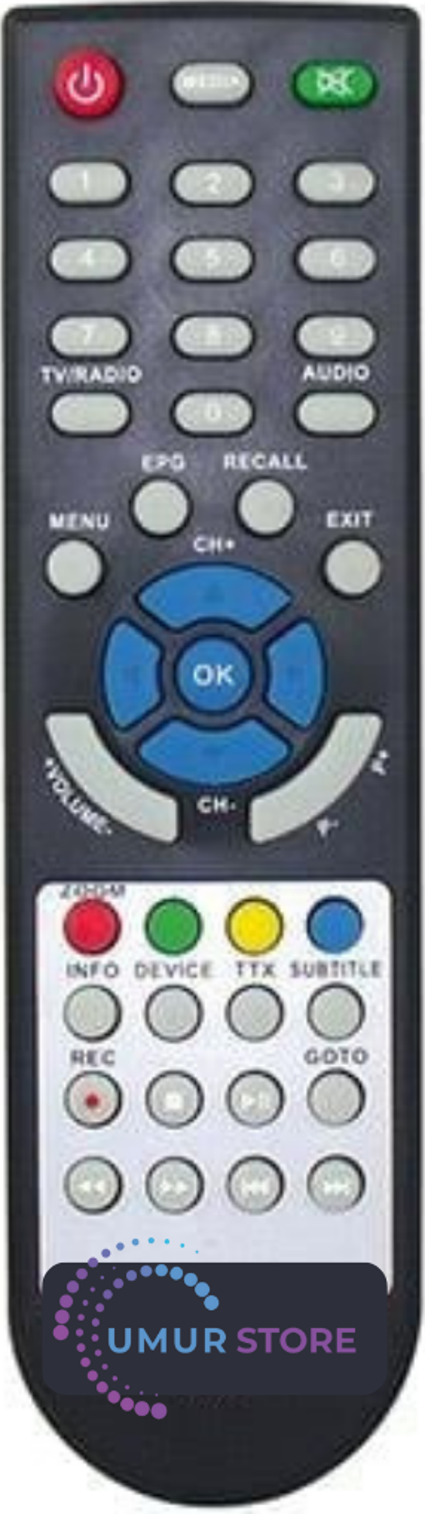 Microstar MS1 Full HD Uydu Alıcı Kumandası - Image 1