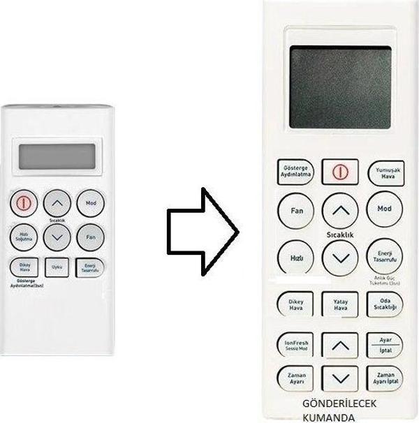 ALTUS Klima Kumanda- Eşdeğer - Image 1