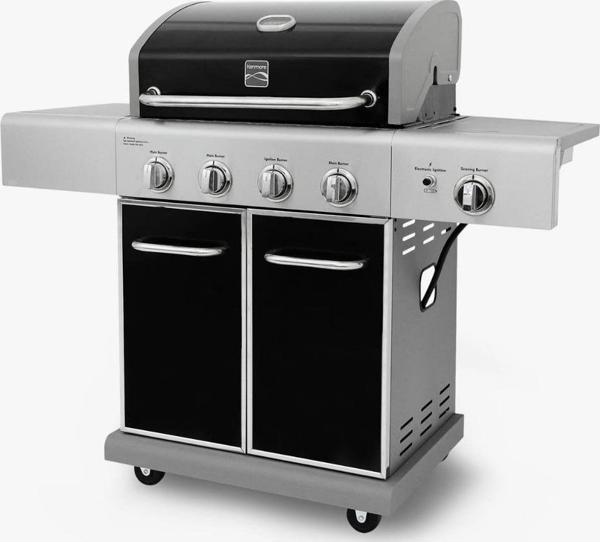 Kenmore PG-40409S0LB Gazlı 4 Ocaklı Barbekü – İnox - Image 1