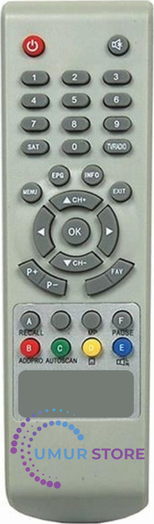 Kamasonic Kara 6000 Uydu Alıcı Kumandası - Image 1