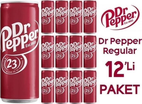 Dr. Pepper 330ml 12'li Paket - Image 1