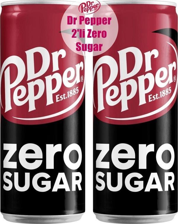 Dr. Pepper Zero Sugar 330ml 2'li Paket - Image 1