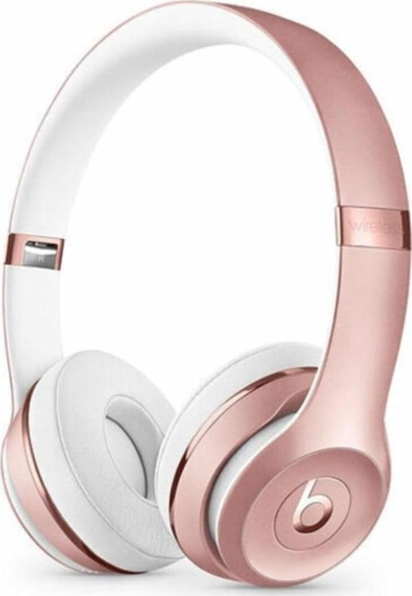 Beats Solo 3 Rose Gold Kulak Üstü Bluetooth Kulaklık - Image 1