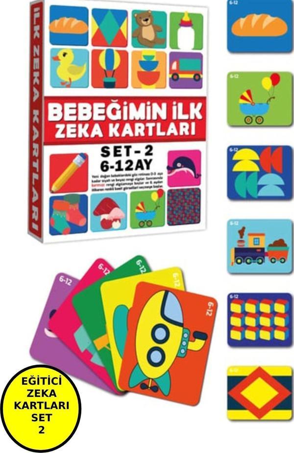 Bebeğimin Ilk Zeka Karti 6-12 Ay Set -2 - Image 1