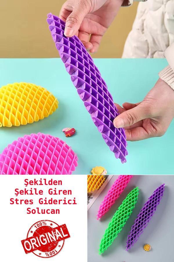 Fidget Solucan - Stres Azaltıcı Oyuncak - 1 Adet - Image 1