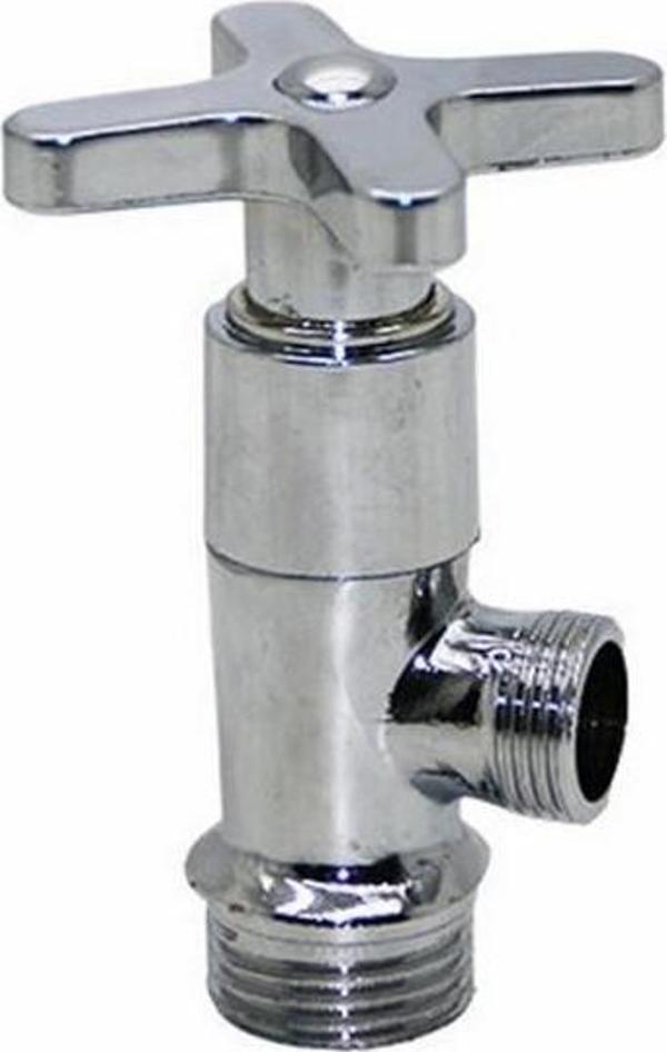 Zhltools Yıldız Aç Kapa 4 Kollu Krom Çevirveli Taharet Musluğu - Image 1