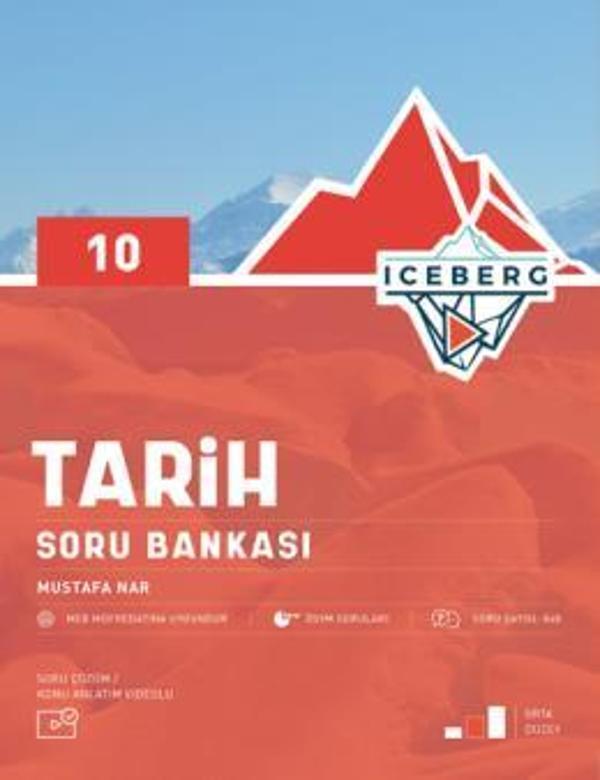 Okyanus Yayınları 10. Sınıf Iceberg Tarih Soru Bankası - Okyanus Eğitim - Image 1