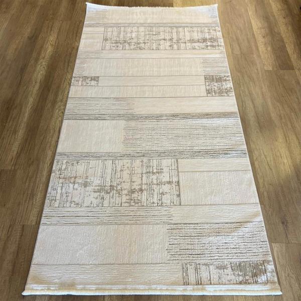 Hoom Rugs Valery 1070 Bej Mikrofiber Modern Halı - Image 1