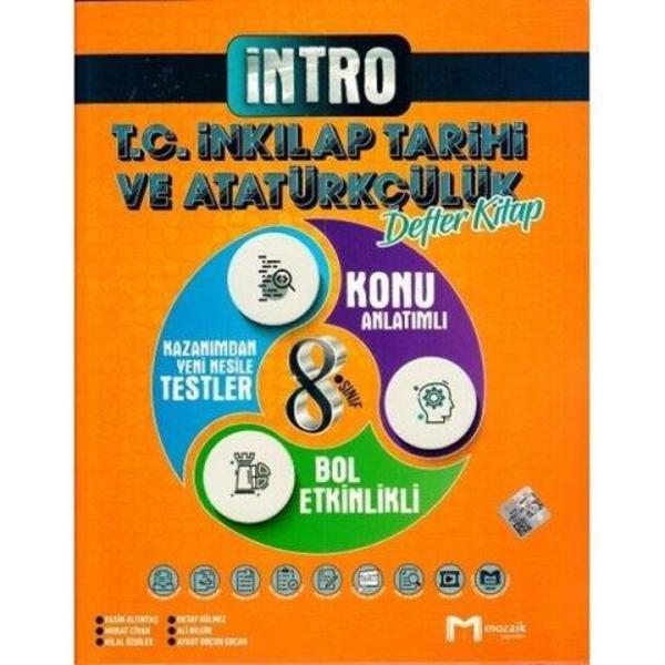 LGS 8. Sınıf T.C İnkılap Tarihi ve Atatürkçülük İntro Konu Anlatımlı Defter Kitap  - İş Bankası Kültür Yayınları - Image 1