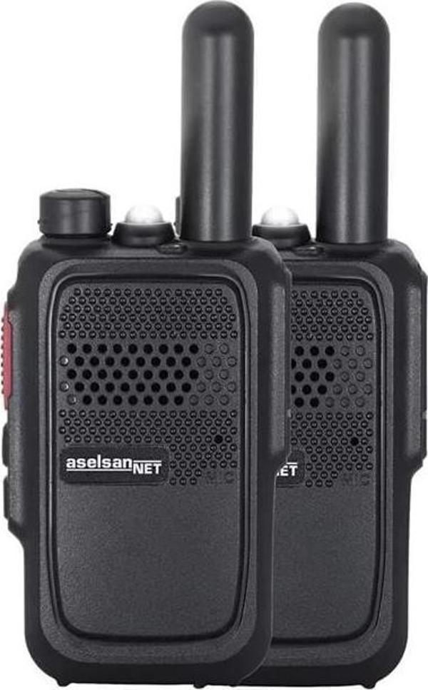 Aselsan Pm-580 Pmr Şarj Dahil İkili El Telsizi (10 Km)(16 Kanal + 121 Alt Kanal) - Image 1