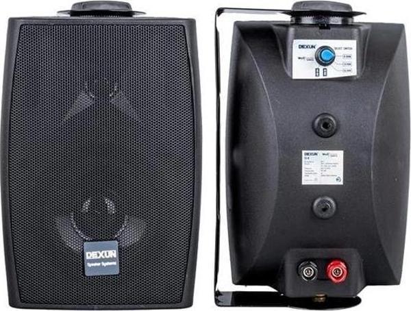 Dexun D-4T 10 CM 150 Watt 100 Volt 4'' Siyah Trafolu Sütun Hoparlör (Komutatörlü) - Image 1