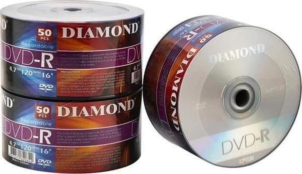 Diamond DVD-R 4.7Gb 16X 120Dk 50li Paket - Image 1