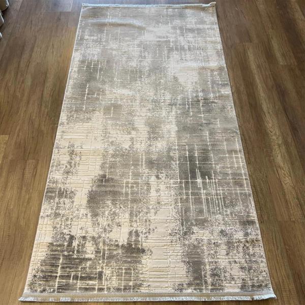 Hoom Rugs Valery 1071 Gri Mikrofiber Modern Halı - Image 1