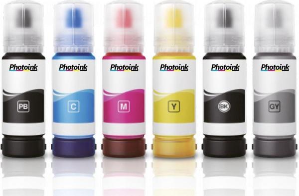 Epson 115 6 RENK 1 TAKIM PHOTOINK MUREKKEP EcoTank L8160 L8180 - Image 1