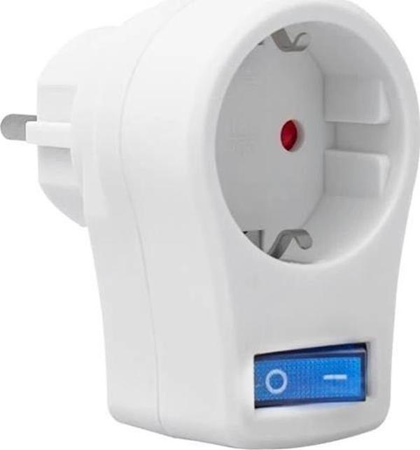 Powermaster 16816 Tekli Akım Korumalı Anahtarlı Priz - Image 1