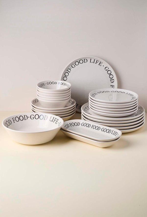 Perotti Good Stoneware Yemek Takımı 27 Parça 6 Kişilik Yemek Seti - Image 1