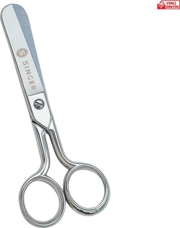 SİNGER Yuvarlak Uçlu Kumaş Makası (5") (nikel) - Image 1