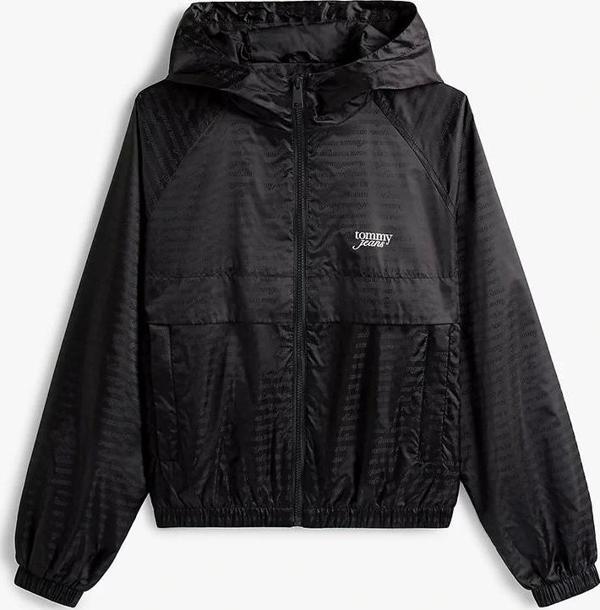 Tommy Jeans Script Kadın Siyah Yağmurluk  DW0DW20952BDS - Image 1