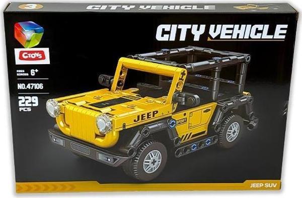 Ctoys City Vehicle Jeep Suv 229 Parça 47106 - Image 1