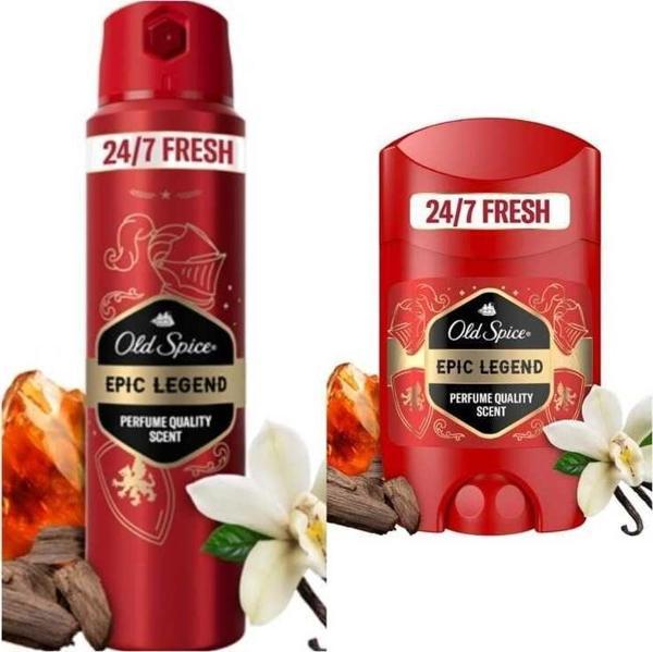 Old spic Epic legend seti 150 ml deodorant ve 50 ml stick - Image 1