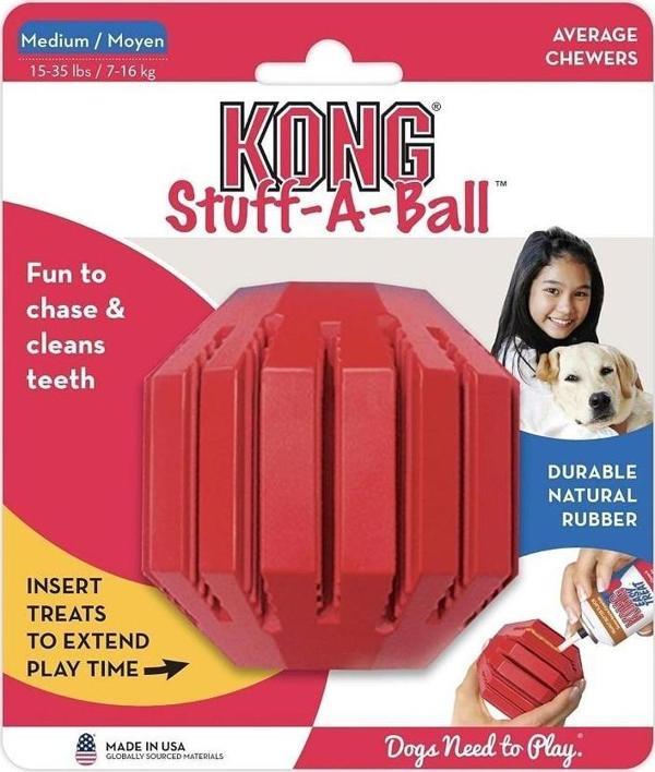 KONG Stuff-A-Ball Çok Amaçlı Köpek Oyuncağı Medium - Image 1