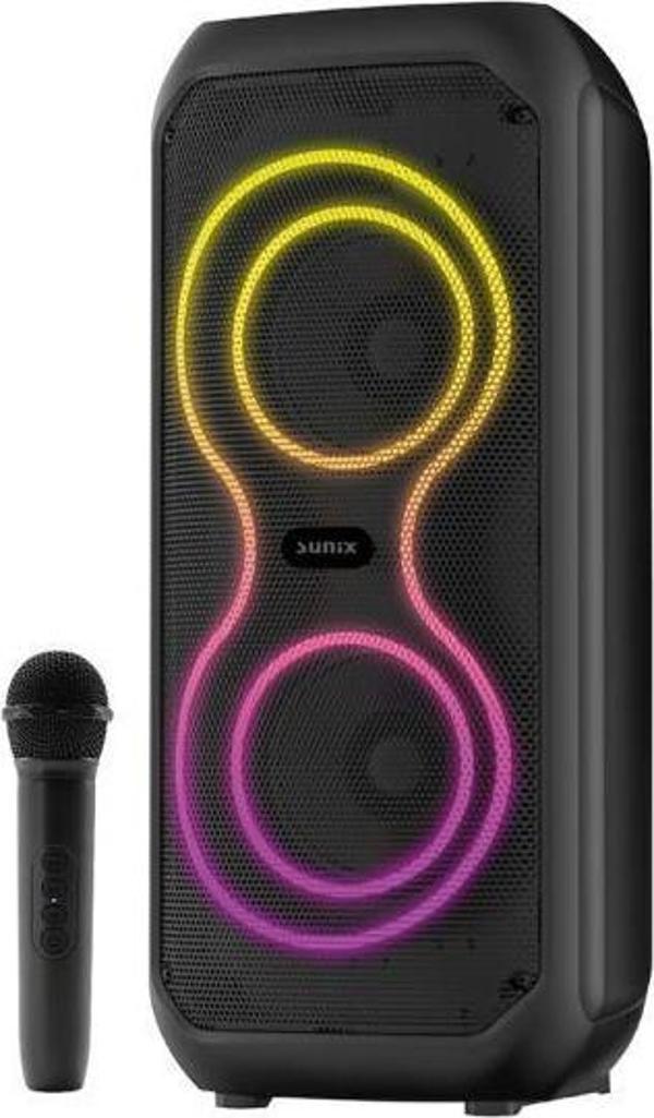 Sunix 16W 2400 Mah 2x4 İnç Bass Mikrofonlu Bluetooth Hoparlör BTS-460  - Image 1
