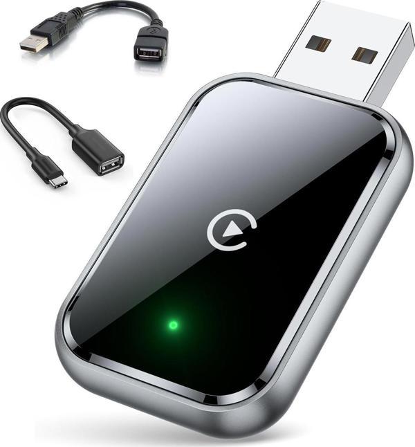 Ga21 Kablosuz CarPlay adaptörü Kablolu CarPlayden kablosuza Tak ve çalıştır Mini ve sağlam i-Phone i-OS 10+ Kablolu CarPlay arabalar ile uyumlu - Image 1