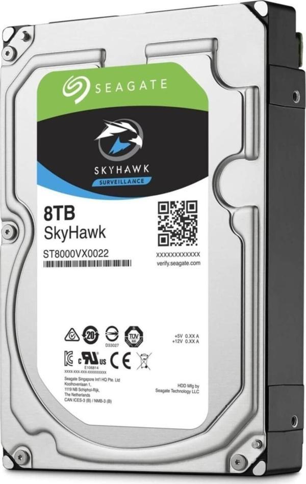 Retro 3.5 Skyhawk 8Tb 7200Rpm 256Mb Sata3 Güvenlik Hdd St8000Vx0022 (7/24) - Image 1