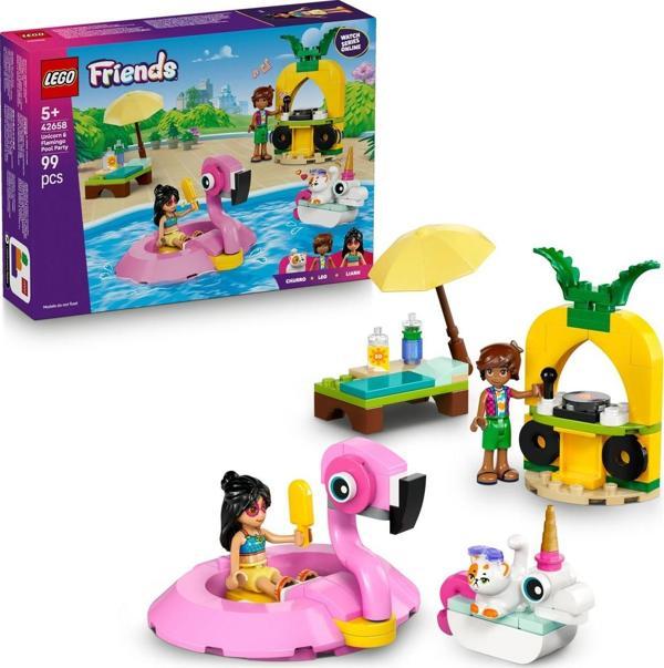 LEGO UNİCORN VE FLAMINGO POOL PARTY 42658 - Image 1