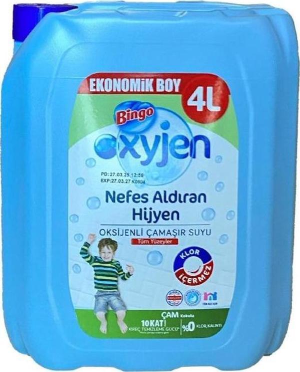 Oksijenli Çamaşır Suyu Çam Kokulu 4 L - Image 1