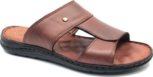 Asker 1928-25 %100 Hakiki Deri Erkek Full Ortapedik Terlik - Image 1