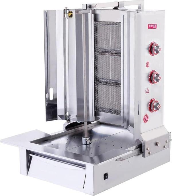 Işıkgaz Silver Tüplü 3 Radyanlı Alttan Motorlu Döner Ocağı - Image 1