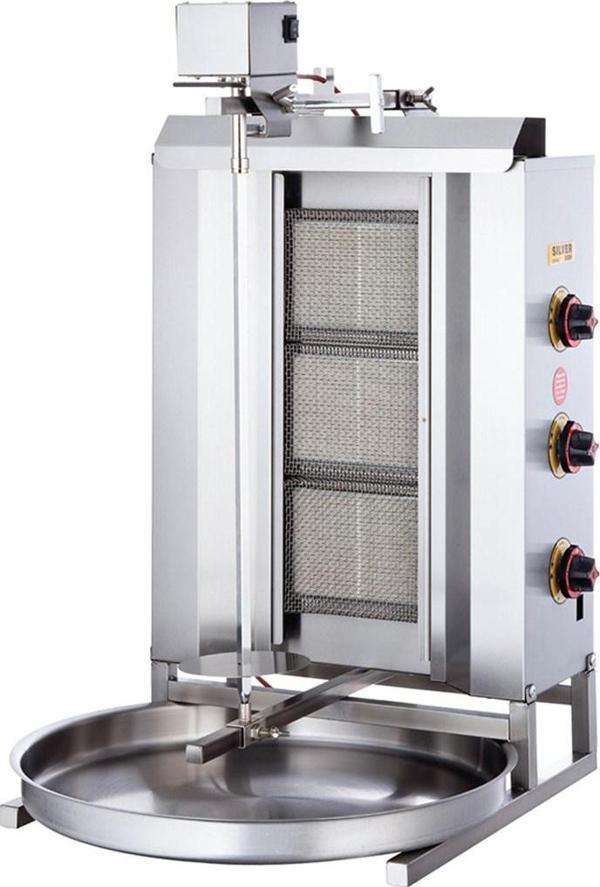 Işıkgaz Silver Tüplü 3 Radyanlı Üstten Motorlu Döner Ocağı - Image 1