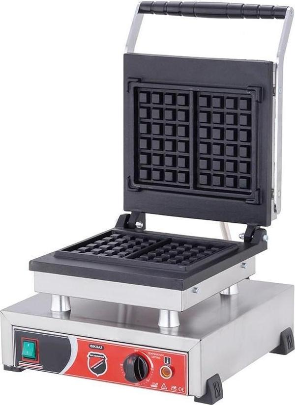 Işıkgaz Silver Endüstriyel Elektrikli Kare Waffle Makinesi - 2 Li - Image 1