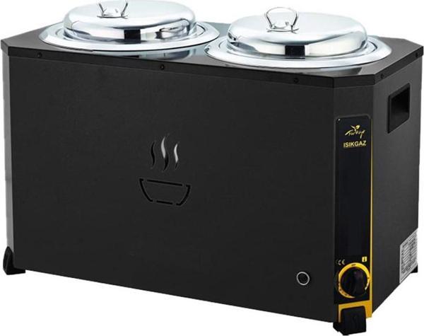 Işıkgaz Silver Elektrikli 9+9 Litre Jumbo Çorba Potu Çorba Kazanı - Image 1