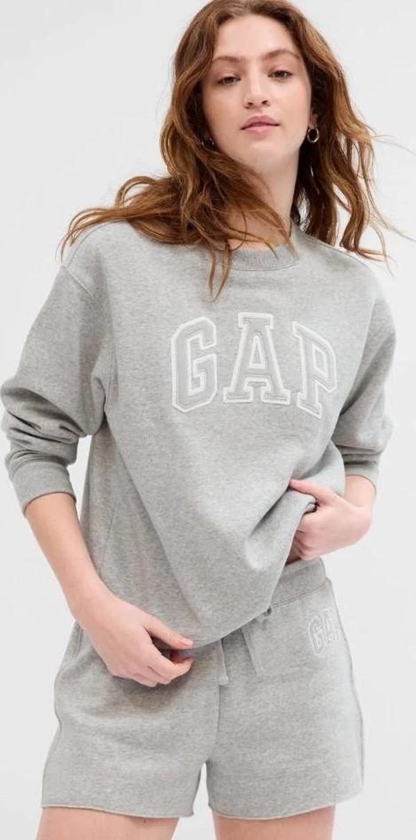 Gap Logo V-Gap Herıtage Crew-554936002 Bisiklet Yaka Fleece Sweatshirt Kadın Sweatshirt - Image 1